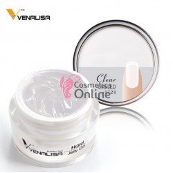 Gel UV / LED Venalisa Hard Jelly de constructie, gel jeleu 1724 15gr Transparent  + 1 Gel color de 5g Venalisa Cadou
